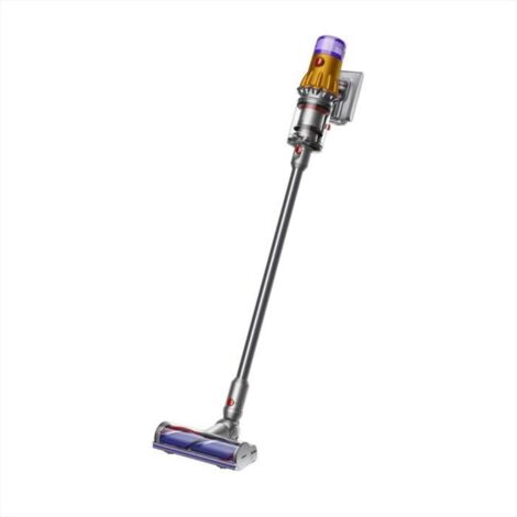 Dyson V12 Detect Slim Absolute aspirapolvere a mano Nickel, Giallo Senza sacchetto