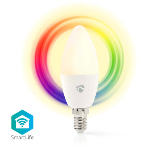 Smartlife full color light bulb wi fi e14 470 lm 49 w rgb warm to cool white 2700 - 6500 k android ios light 1 pc 63023569 63023569 63023569 63023569 63023569 (1/5)