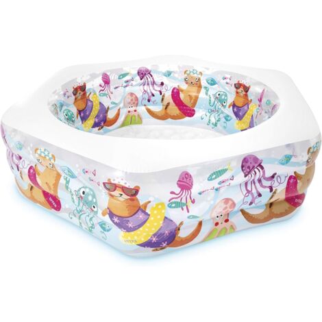 Intex Piscina Gonfiabile Acquario Multicolore 191x178x61 cm (1/5)