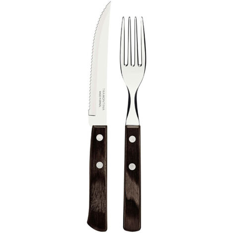 Set Barbecue Premium 12 pezzi Tramontina Marrone (1/5)