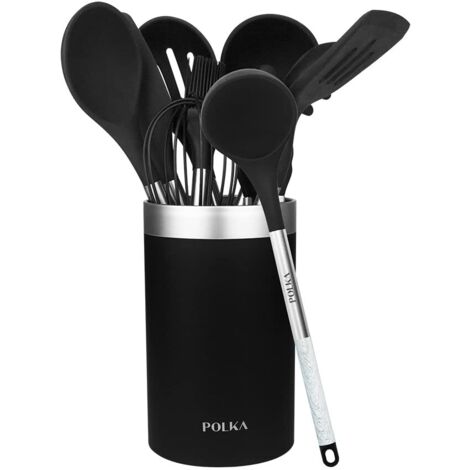 Cecotec Set Utensili da Cucina Polka Nero 9 pezzi (1/5)