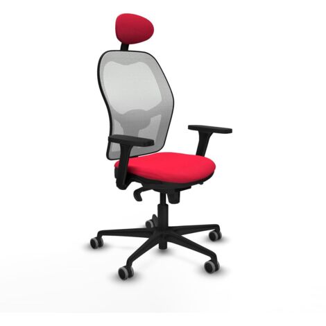 Sedia Ufficio con Poggiatesta Piqueras y Crespo 3D036G1 Rosso (1/5)