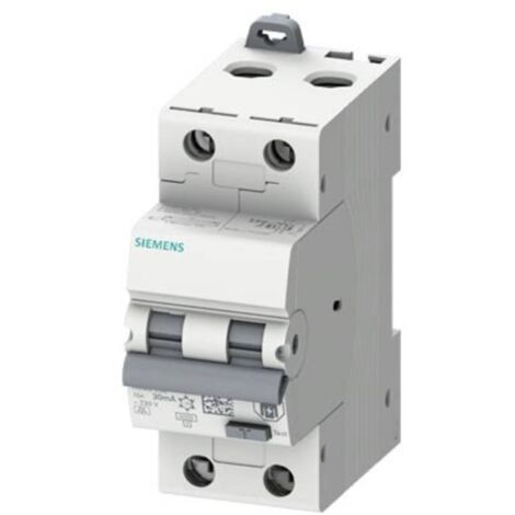 Siemens interruttore magnetotermico differenziale 6ka 16a 2p 30ma tipo a 5su13266fp16