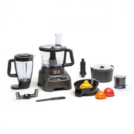 Moulinex FP827E10 Double Force robot da cucina grigio 3L (1/4)