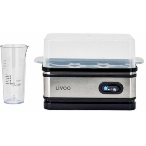 Livoo DOC290 Cuocitore per uova in acciaio inox 400 W 6 uova (1/5)
