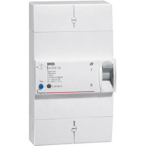 Legrand 401013 Disjoncteur Branchement 4P 30/60A 500MA Sélectif