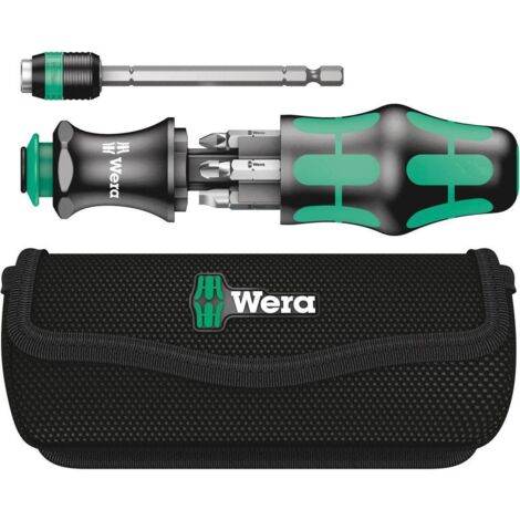 Wera Kraftform Kompakt 25 cacciavite porta-bits nero