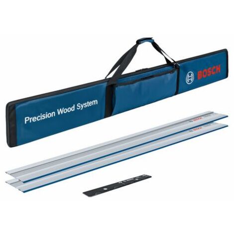 Set di Accessori di Sistema Bosch FSN 1400: Guide, Pezzo di Collegamento VEL e Borsa FSN BAG (2 Pezzi)
