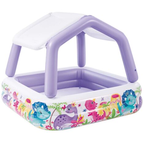Piscina Gonfiabile con Parasole 157x157x122 cm INTEX