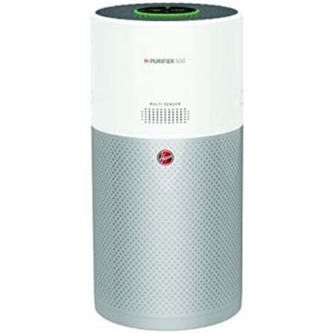 Hoover H-PURIFIER 500 - HHP50CA - Purificatore d'aria intelligente, Diffusore e bioigienizzatore, Multisensori, Wi-Fi, Filtro a triplo strato (hepa), Disattivazione pollini, Allarmi CO, CADR 330m3/h,