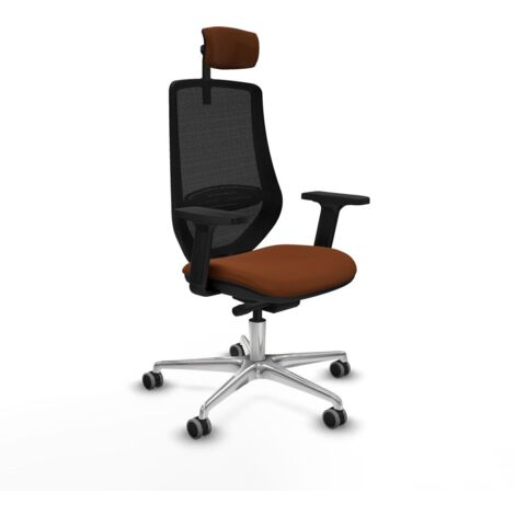 Sedia da Ufficio Piqueras y Crespo D086G2W Marrone Nero (1/5)