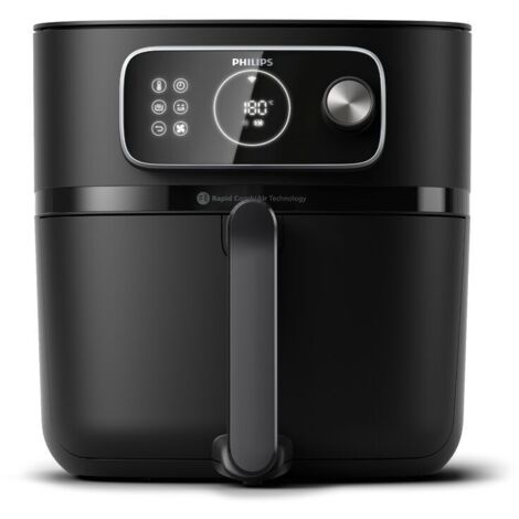 Friggitrice ad aria calda Philips HD9876/90 Airfryer Combi XXL 2200W Nero [HD9876/90]