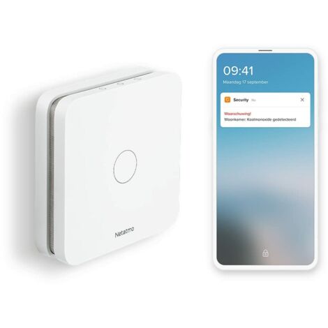 NETATMO NCO-EC - Sensore di monossido di carbonio con batteria a lunga durata e notifiche (1/3)