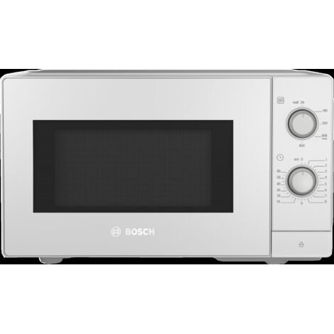 Microonde Bosch Superficie piana/20L/800W/Inox/Bianco [FFL020MW0]