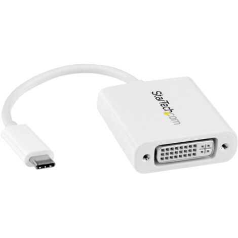 StarTech.com Adattatore Video USB-C a DVI - Bianco (1/4)
