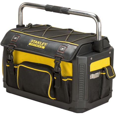 Stanley – Cestino portautensili rigido con coperchio – 50 cm – Base in polipropilene – Nylon 600 denari – Accesso rapido agli strumenti (1/10)
