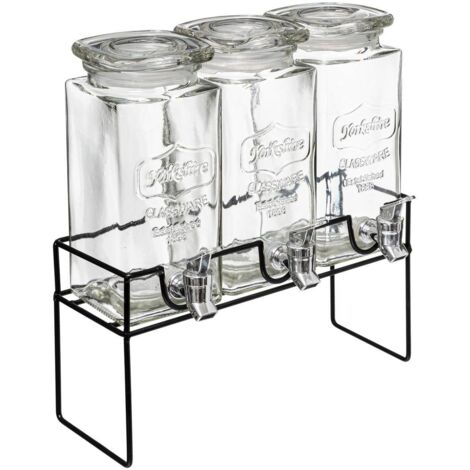 Dispenser moderno in legno 3 x 1,5 l - Sg secret de gourmet