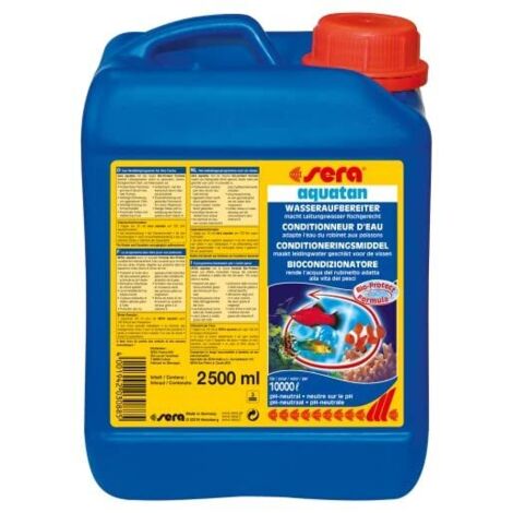 Sera Aquatan - Biocondizionatore per Acqua Dolce e Marina - Formato: 2,5 L