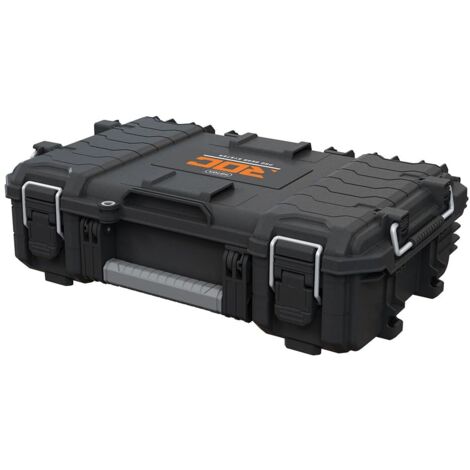 Scatola porta attrezzi Keter Pro Gear 2.0 con capacit� di carico di 36 kg e volume di 16,1 litri, compatibile con utensili elettrici, modello 256979