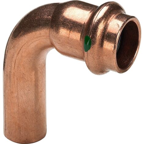 VIEGA 2416.1 Curva 90° Maschio/Femmina Ø42 In Rame A Pressare - 291709