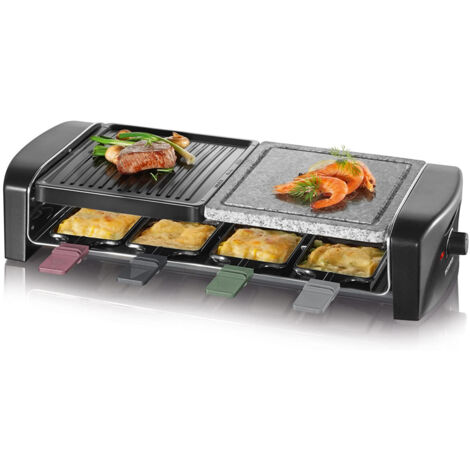 Severin RG 9645 Griglia per Raclette, 1400 W, Nero