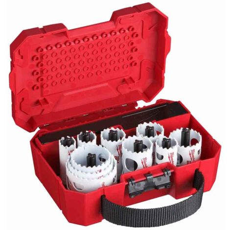 Kit di seghe a corona Milwaukee Hole Dozer resistente