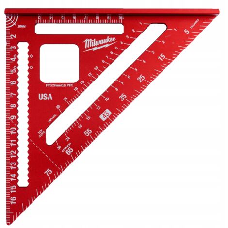 Milwaukee 4932472124 Squadra da carpentiere da 180 mm