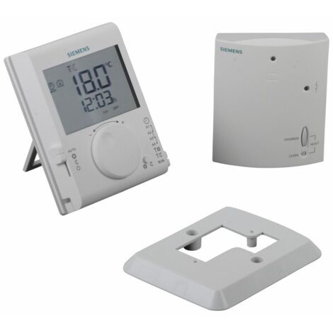 Termostato programmabile wireless Siemens RDJ100RF SET bianco