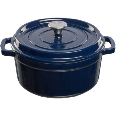 CASSERUOLA IN GHISA SMALTATA 4.7 LT BLU, CASA, CUCINA, PENTOLAME (1/5)