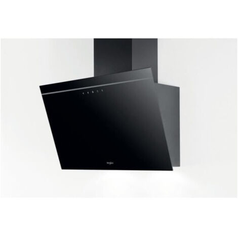 Cappa decorativa inclinata 60cm 650m3/h blacksortkeystring - AKR62FLTK - whirlpool