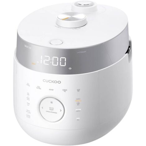 Cuckoo CRP-LHTR0609F Cuoci riso Bianco, Argento con misurino