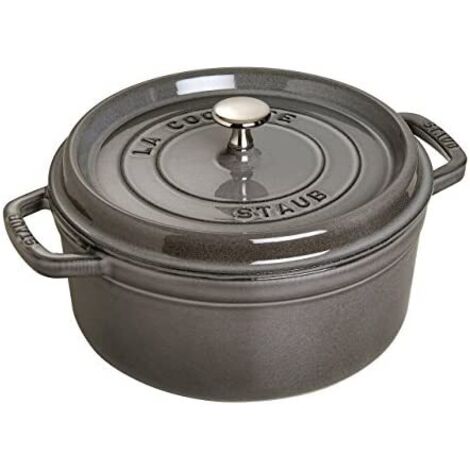 STAUB Casseruola/Cocotte de Ghisa, 18 cm de Diametro, 1,7 L, Grigio Grafite (1/5)