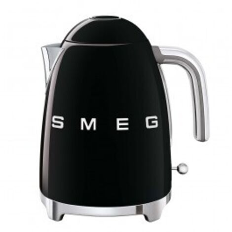SMEG Bollitore elettrico de, Bollitore KLF03BLEU, 2400 W, 1,7 litri, Acciaio inox, Nero
