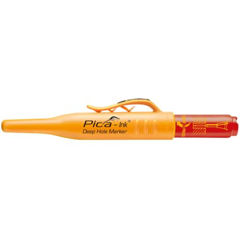 Pica INK Marcatore per Fori Profondi Rosso SB