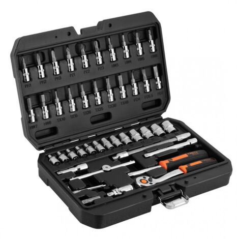 Chiavi a bussola, 1/4", Crv, set da 46 (1/5)