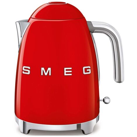 SMEG Bollitore KLF03RDEU, 2400 W, 1,7 litri, 44 decibel, Acciaio inox, Rosso
