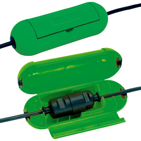 Custodia protettiva per prolunga elettrica - IP44 Verde (1/5)