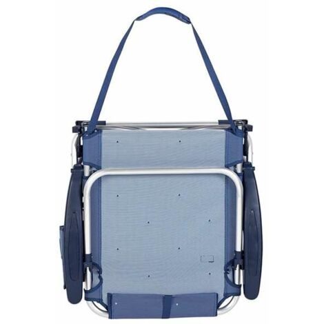 Sedia da Spiaggia Aktive Blu scuro 51 x 45 x 76 cm Spiaggia