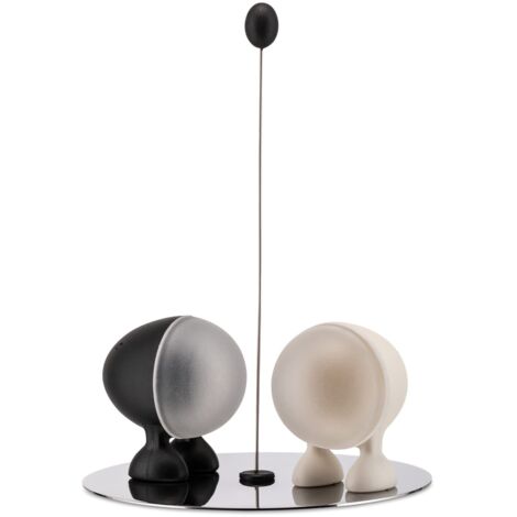 alessi Lilliput Set di sale e pepe nero e bianco (1/5)