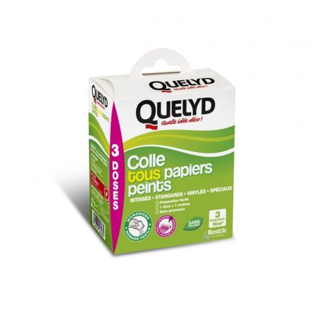 Colla per carta da parati Quelyd polvere rosa 0 15 kg