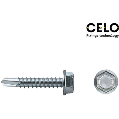 Scatola da 250 unità di punte esagonali zincate Ø4,8x32mm