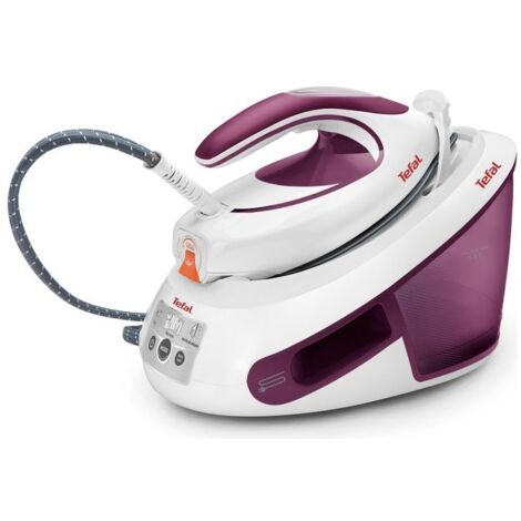 Tefal Express Anti-Calc SV8054 Dampfbgelstation 2800 W 1,8 l Duriliumsohle Violett - Wei (SV8054)