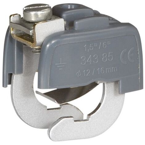 Legrand 034386 Connettore di collegamento equipotenziale Legrand per tubazioni Ø mini 1 mm Ø maxi 22 mm