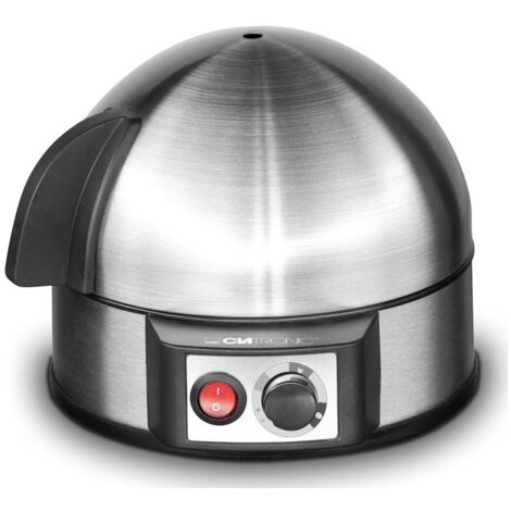 Clatronic EK 3321 Bollitore per 7 Uova in Acciaio Inox 400W