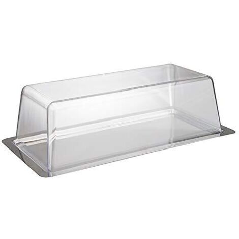 Aps Modello vassoio da servizio in acciaio inox 33 cm (1/4)