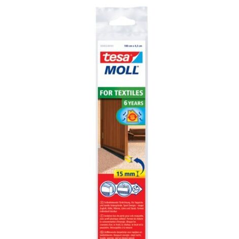 Tesa Guarnizione adesiva per porta marrone 1 m x 40 mm (1/4)