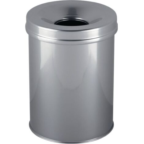Durable Cestino per Carta Argento 15 Litri Sicuro (1/4)