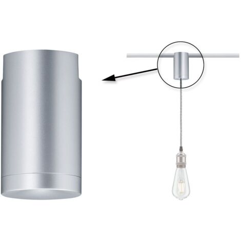 Paulmann adattatore a sospensione universale per montaggio a soffitto colore cromato opaco per sistema binario urail 95494 (1/5)