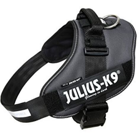 Pettorina IDC Julius K9 Powerharness (ITA)  - Pettorina IDC Julius K9 Powerharness (ITA) - Grigio, XXL / Taglia 3 (82-115cm)