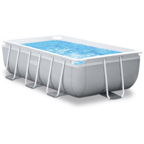 Intex – Piscina fuori terra rettangolare 300x175x80cm – PVC 3 strati Super-Tough – Acciaio galvanizzato – Pompa filtro 2.006 L/h (1/5)